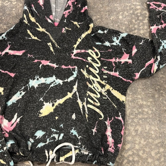 JUSTICE SOFT HOODIE JOGGER SET KIDS 7/8 - Picture 5 of 12